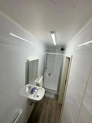 Ein Badezimmer in der Unterkunft Tolle FeWo direkt am Campus 24-7 Checkin