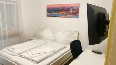 TV/Unterhaltungsangebot in der Unterkunft Tolle FeWo direkt am Campus 24-7 Checkin