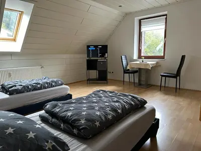Ein Bett oder Betten in einem Zimmer der Unterkunft Komfortables Apartment