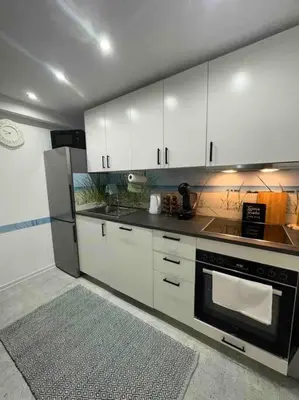 Küche/Küchenzeile in der Unterkunft Moderne ruhige Ferienwohnung