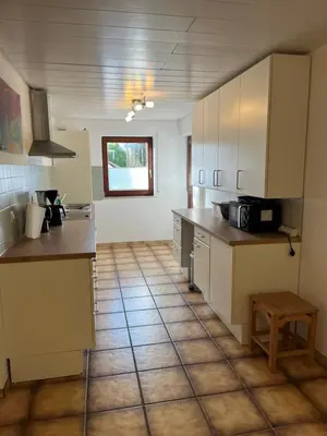 Küche/Küchenzeile in der Unterkunft Wohnung in Feldrandlage