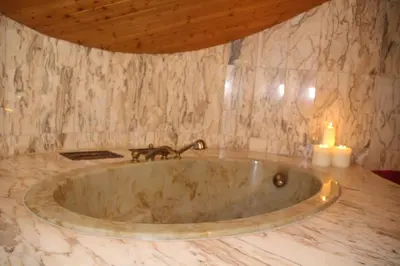 Ein Badezimmer in der Unterkunft Landhaus ideal 1