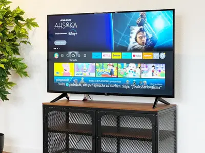 TV/Unterhaltungsangebot in der Unterkunft Modern Ruhig 6 Gäste 110m2 Wlan