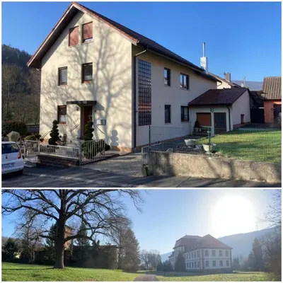 Das Gebäude in dem sich die Ferienwohnung befindet
