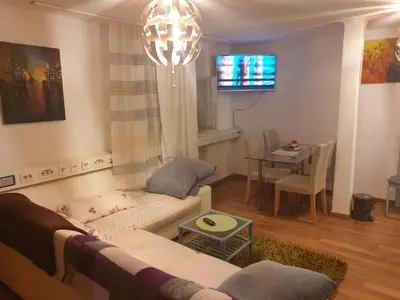TV/Unterhaltungsangebot in der Unterkunft 4 rooms Apartment Sweet home