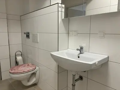 Ein Badezimmer in der Unterkunft Ferienwohnung Grimm