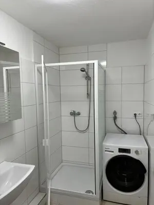 Ein Badezimmer in der Unterkunft Ferienwohnung Grimm