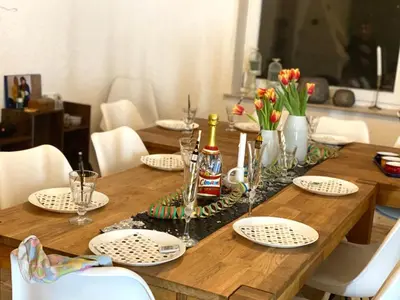 Grundriss der Unterkunft Großes Waldhaus St Martin mit Sauna, Kamin & Natur