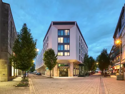 Das Gebäude in dem sich das Hotel befindet