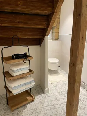 Ein Badezimmer in der Unterkunft rheinhessen-landhaus