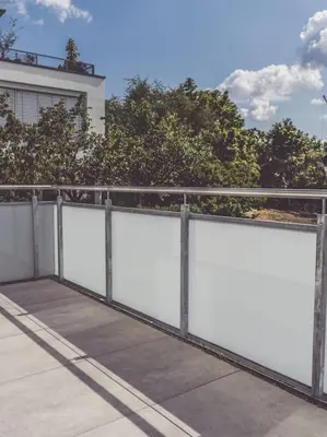 Ein Balkon oder eine Terrasse in der Unterkunft Ferienwohnung Weissach