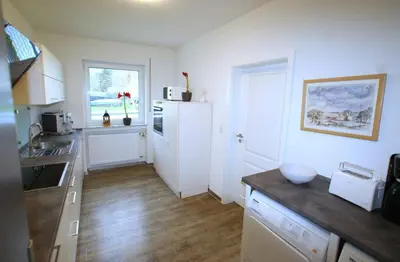 Küche/Küchenzeile in der Unterkunft Ferienhaus Landhaus Klein
