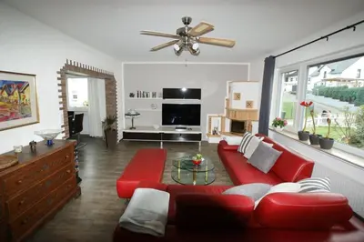 TV/Unterhaltungsangebot in der Unterkunft Ferienhaus Landhaus Klein