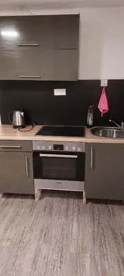 Küche/Küchenzeile in der Unterkunft Komfortable Wohnung in Happenbach