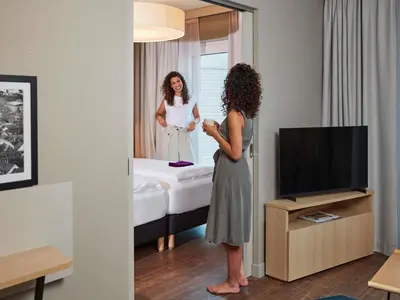 TV/Unterhaltungsangebot in der Unterkunft Aparthotel Adagio Heidelberg