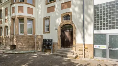 Das Gebäude in dem sich die Ferienwohnung befindet