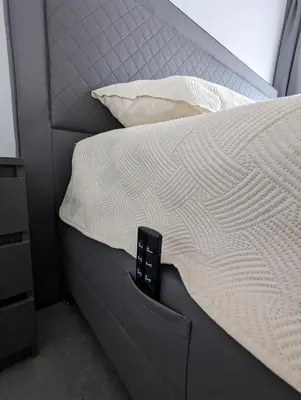 Ein Bett oder Betten in einem Zimmer der Unterkunft View