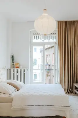 Ein Bett oder Betten in einem Zimmer der Unterkunft namastay! Stilvoll Wohnen in Bestlage Mannheims - 3BR