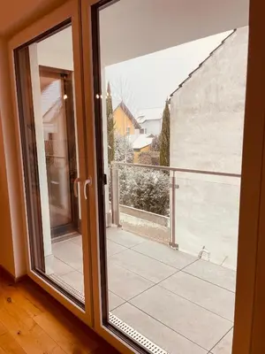 Ein allgemeiner Bergblick oder ein Berglick von der Ferienwohnung aus