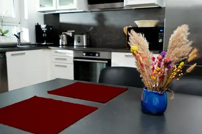 Küche/Küchenzeile in der Unterkunft Apartment 4
