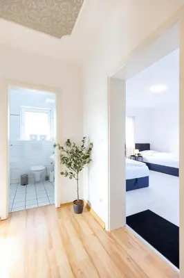 Ein Bett oder Betten in einem Zimmer der Unterkunft Kaiserslautern Apartments