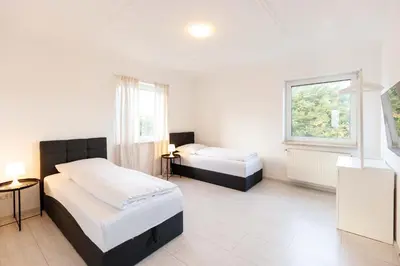 Ein Bett oder Betten in einem Zimmer der Unterkunft Kaiserslautern Apartments