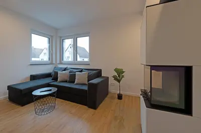Ein Sitzbereich in der Unterkunft Casa Lorsch 1