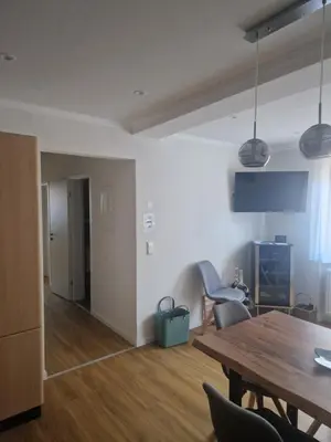 Ein Sitzbereich in der Unterkunft Ferienwohnung im Weingut Krämerhof
