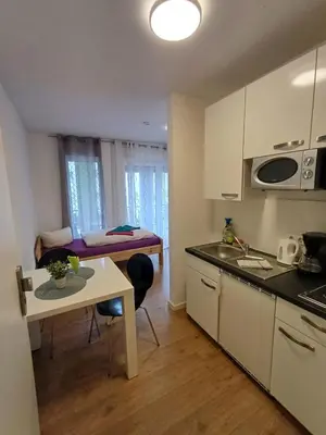 Küche/Küchenzeile in der Unterkunft Apartments-Wohnungen direkt in Aschaffenburg