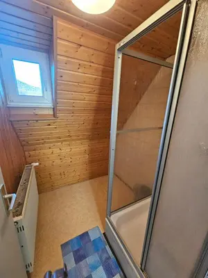 Ein Badezimmer in der Unterkunft Naturfreundehaus