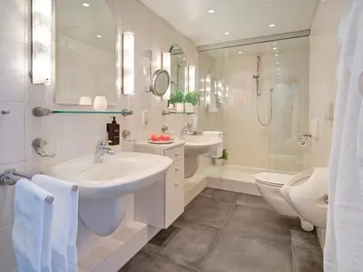 Ein Badezimmer in der Unterkunft Das Penthouse - Jacuzzi - BBQ - Dachterrasse
