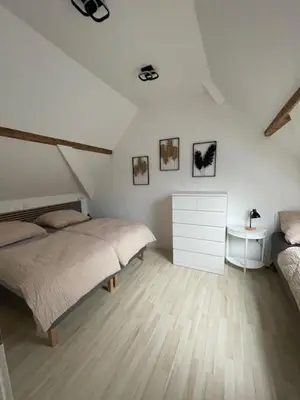 Ein Bett oder Betten in einem Zimmer der Unterkunft FREIGEIST ZeitRaum