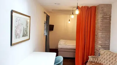 Ein Bett oder Betten in einem Zimmer der Unterkunft Helles Zimmer im Loft