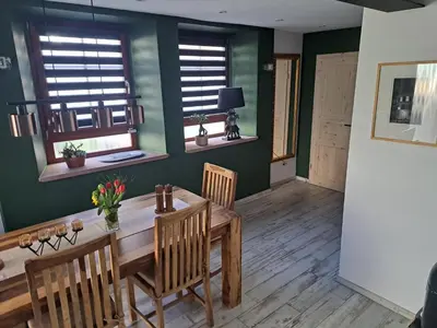 Grundriss der Unterkunft Gästehaus Merlin mit Saunabereich