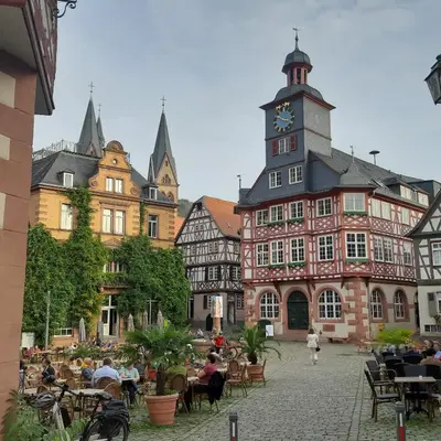 Das Gebäude in dem sich die Ferienwohnung befindet