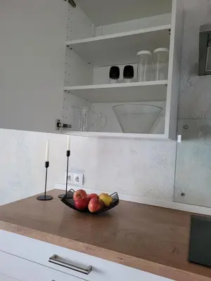Küche/Küchenzeile in der Unterkunft Wohnung unterm Burghalder - Direkt am Waldrand