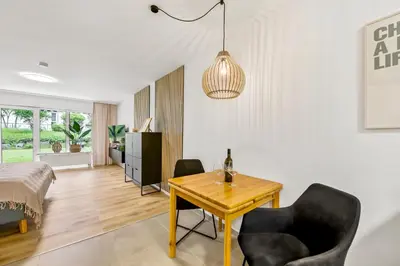 Ein Sitzbereich in der Unterkunft Casa Tucan ~ Hemsbach