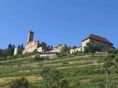 Das Gebäude in dem sich die Ferienwohnung befindet