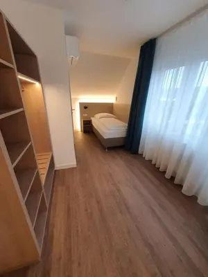 Ein Bett oder Betten in einem Zimmer der Unterkunft Hotel zur Traube