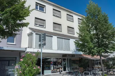 Das Gebäude in dem sich die Ferienwohnung befindet