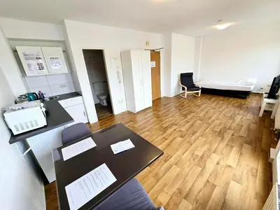 Ein Sitzbereich in der Unterkunft Apartments EFDE GmbH