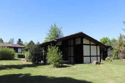 Ein Garten an der Unterkunft Ferienhaus Robinson Romantikpfad 162