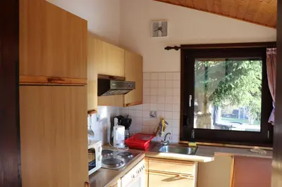 Küche/Küchenzeile in der Unterkunft Ferienhaus Scout Paradiesecke 179