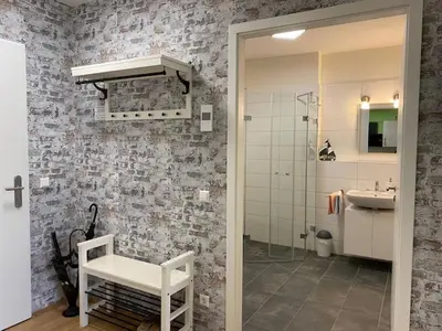 Ein Badezimmer in der Unterkunft Schönes 2 Zimmer Apartment zentral gelegen