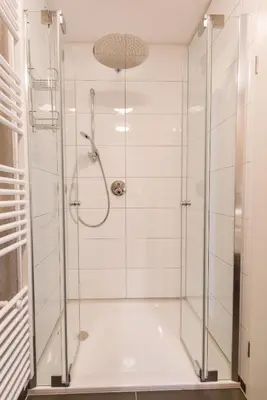Ein Badezimmer in der Unterkunft Brombeerhaisel
