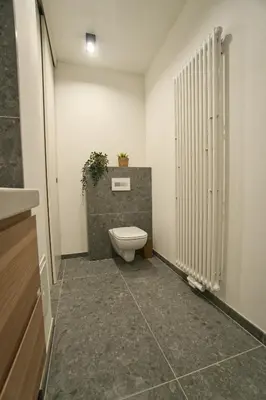 Ein Badezimmer in der Unterkunft Goethe-Suites: Premium 4 Person Worms city centre Appartment