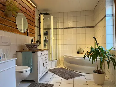 Ein Badezimmer in der Unterkunft Olive Garden