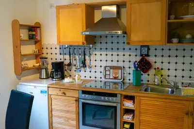 Küche/Küchenzeile in der Unterkunft Ferienwohnung in Wörrstadt