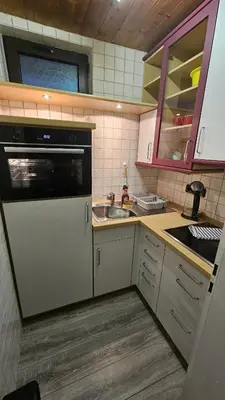 Küche/Küchenzeile in der Unterkunft Pearl Suite - Self Check-In, Free Parking