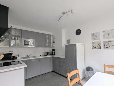 Küche/Küchenzeile in der Unterkunft Schönes, geräumiges Zuhause